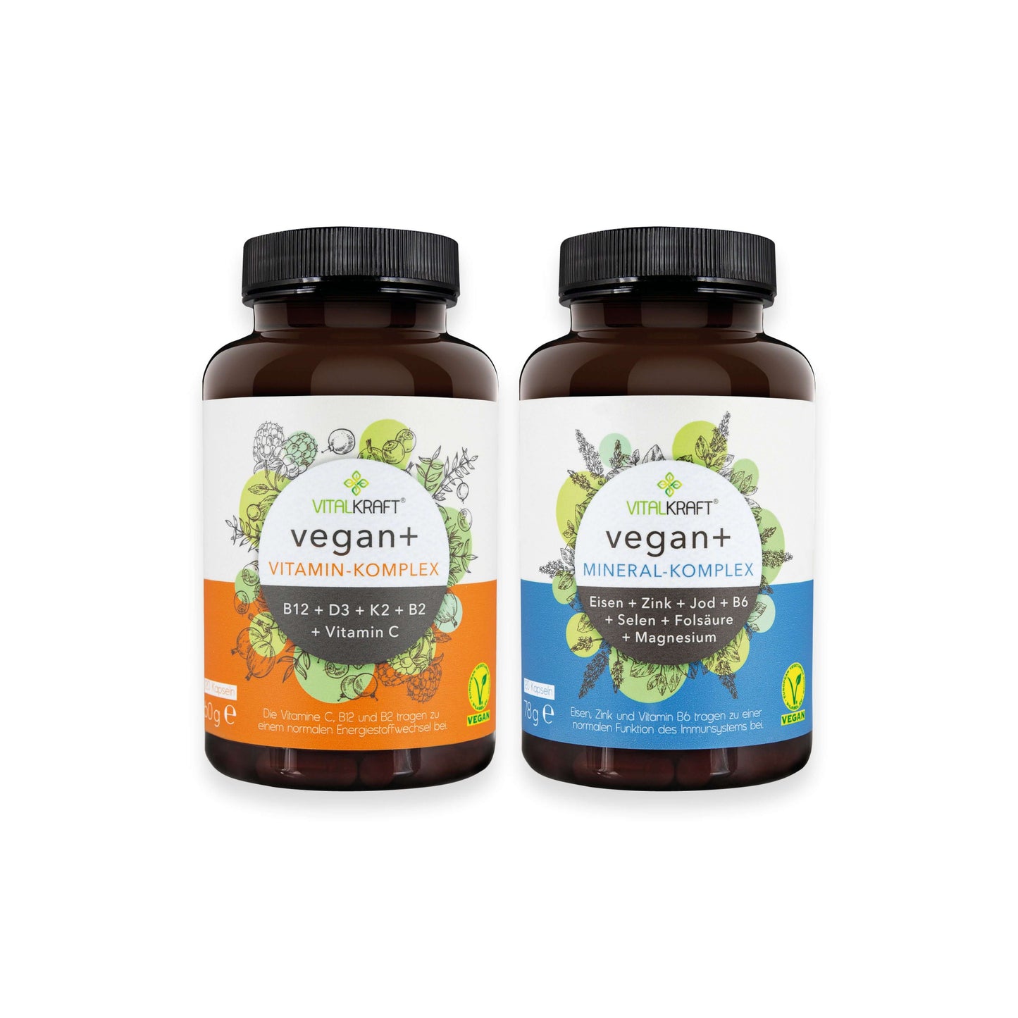 
                  
                    vegan+ Set (Vitamin + Mineral-Komplex)
                  
                